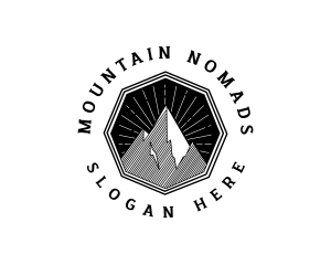 Hipster Mountain Summit logo design