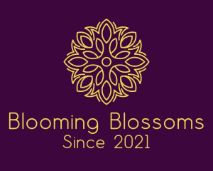 Blooming Flower Leaf logo