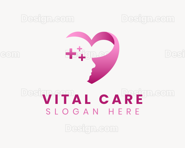 Psychology Mind Health Heart Logo