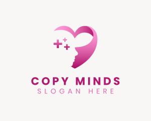 Psychology Mind Health Heart logo design