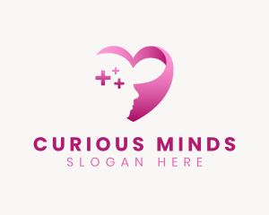 Psychology Mind Health Heart logo design