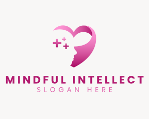 Psychology Mind Health Heart logo design