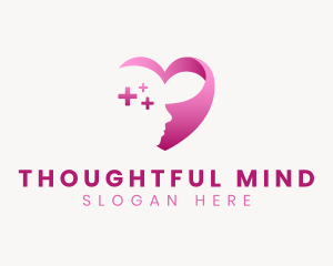 Psychology Mind Health Heart logo design