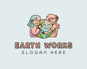 Global Earth Planet logo design