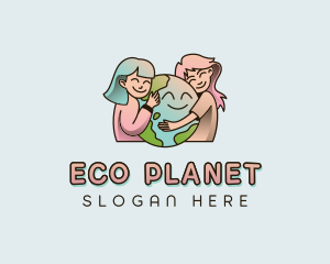 Global Earth Planet logo design