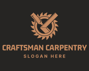 Industrial Carpentry Tools logo design