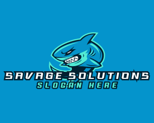 Fierce Shark Gaming logo design