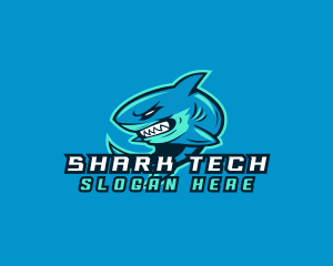 Fierce Shark Gaming logo design