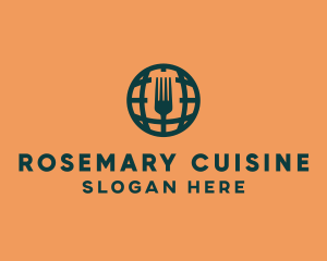 International Dining Cuisine logo design