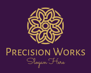 Decorative Mandala Flower logo