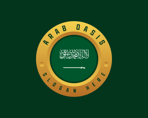 Saudi Arabia Flag logo design