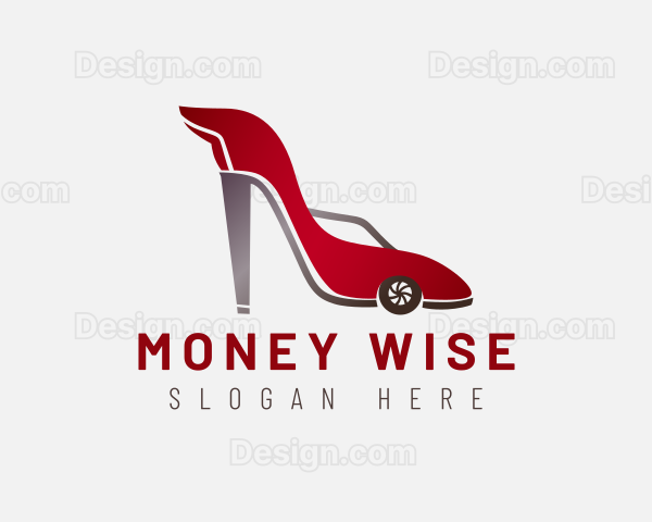 Car Stiletto Shoes Logo