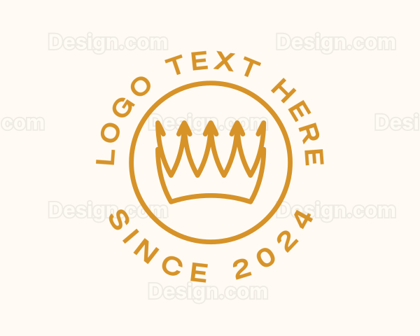 King Crown Badge Logo
