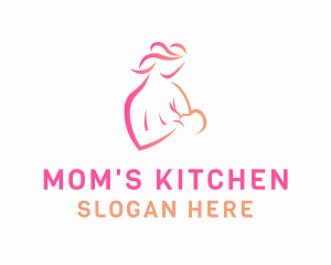 Mother Baby Breastfeed logo design