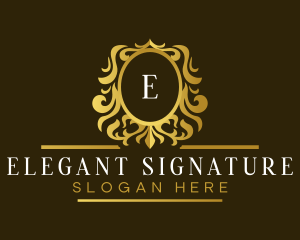 Luxury Ornamental Crest logo design