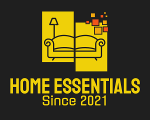 Pixel Home Furnishing logo design