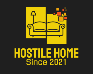 Pixel Home Furnishing logo design