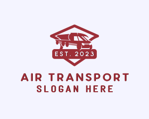 Tanker Truck Transportation logo design