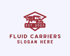 Tanker Truck Transportation logo