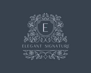 Flower Shield Boutique logo design