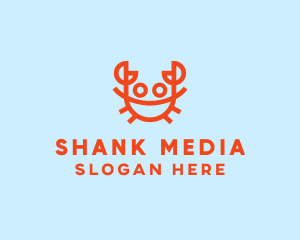 Orange Crab Seafood logo design