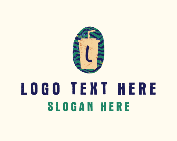 Plastic logo example 3