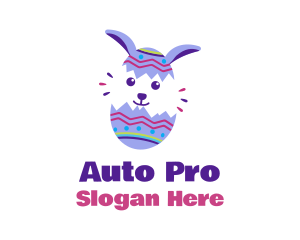 Decorative Easter Bunny Egg  logo