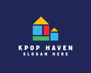 Block Toy Kindergarten logo design