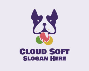 Puppy Ice Cream logo design