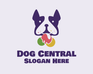 Puppy Ice Cream logo design