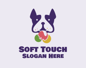 Puppy Ice Cream logo design