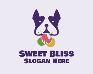 Puppy Ice Cream logo design