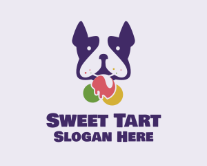 Puppy Ice Cream logo design