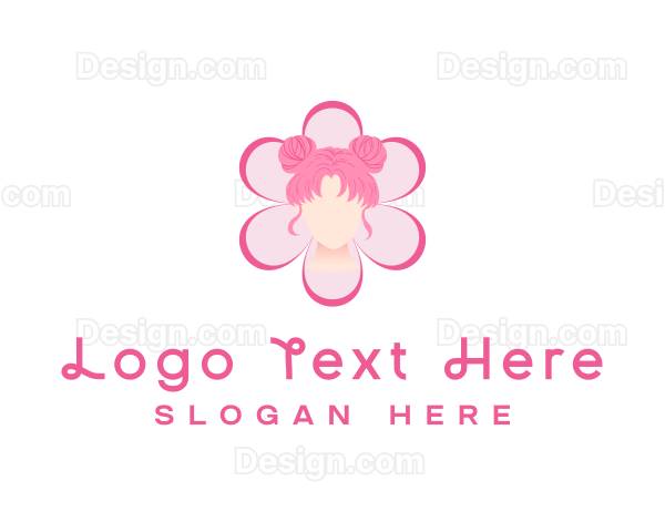 Hair Dye Salon Logo