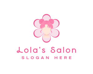 Hair Dye Salon logo design