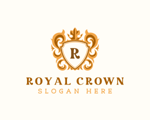 Royal Crown Shield logo design