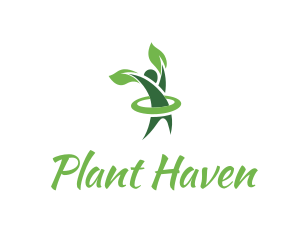 Healthy Plant Man  logo design