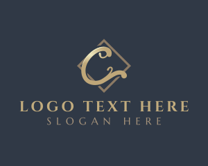 Elegant Fashion Boutique Letter C logo