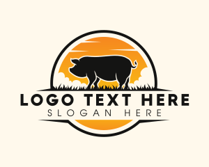 Tempo - Pig Farm Livestock logo design