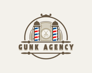 Grooming Barber Hairstyling Logo