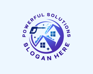 House Power Wash logo design