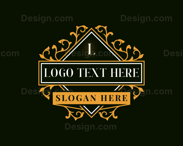 Floral Elegant Wedding Logo