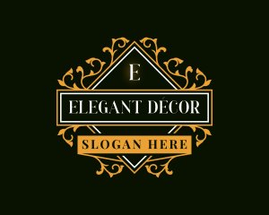 Floral Elegant Wedding logo design