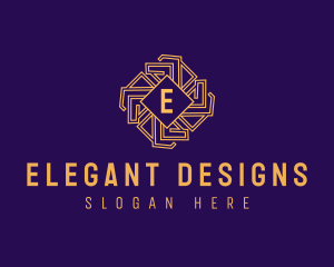 Golden Intricate Premium logo design