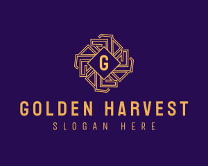 Golden Intricate Premium logo design