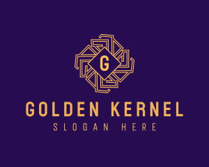 Golden Intricate Premium logo design