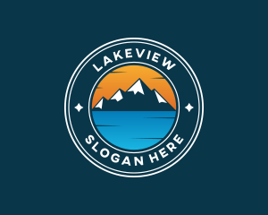 Mountain Lake Adventure logo design