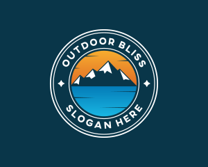 Mountain Lake Adventure logo design