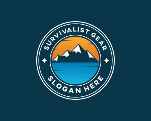 Mountain Lake Adventure logo design