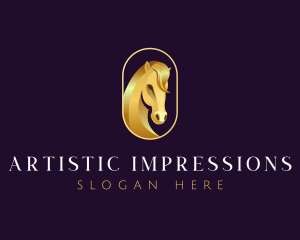 Luxury Horse Stable logo design